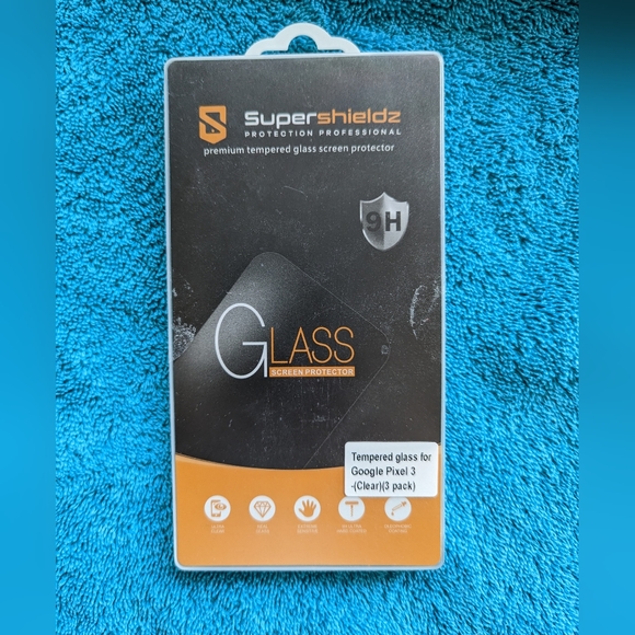 (3 Pack) Supershieldz Google (Pixel 3) Tempered Glass Screen Protectors - Picture 1 of 11